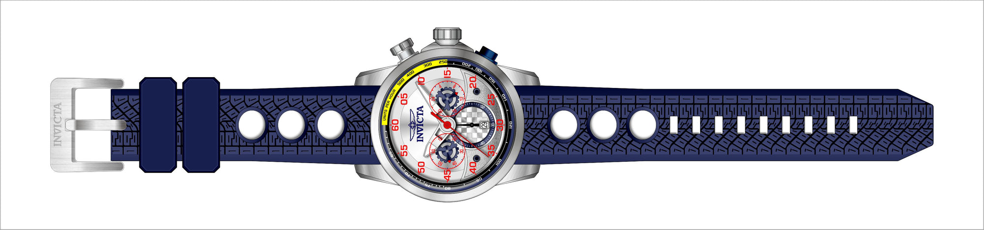 Band For Invicta S1 Rally  Men 45579