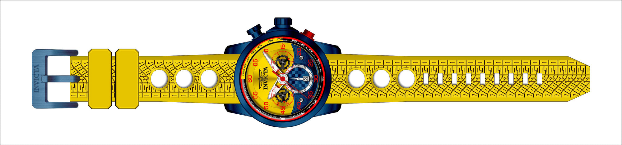 Band For Invicta S1 Rally  Men 45582