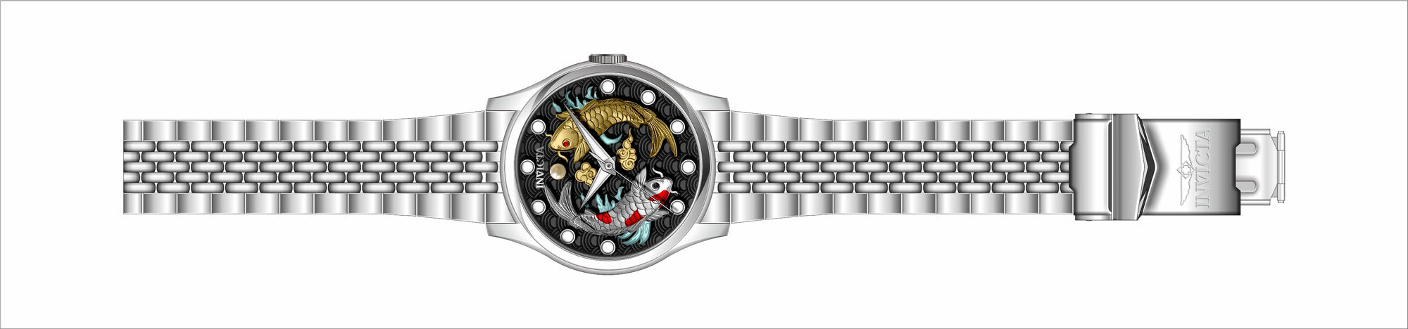 Band For Invicta Vintage  Men 45633