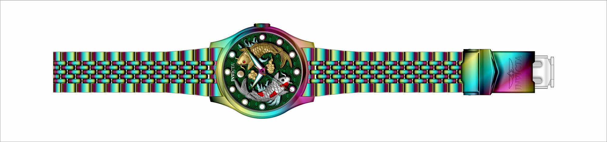 Band For Invicta Vintage  Men 45636