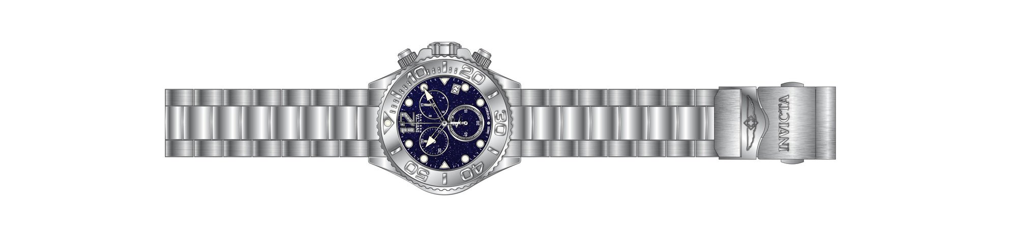 Band For Invicta Reserve Grand Diver Men 45359