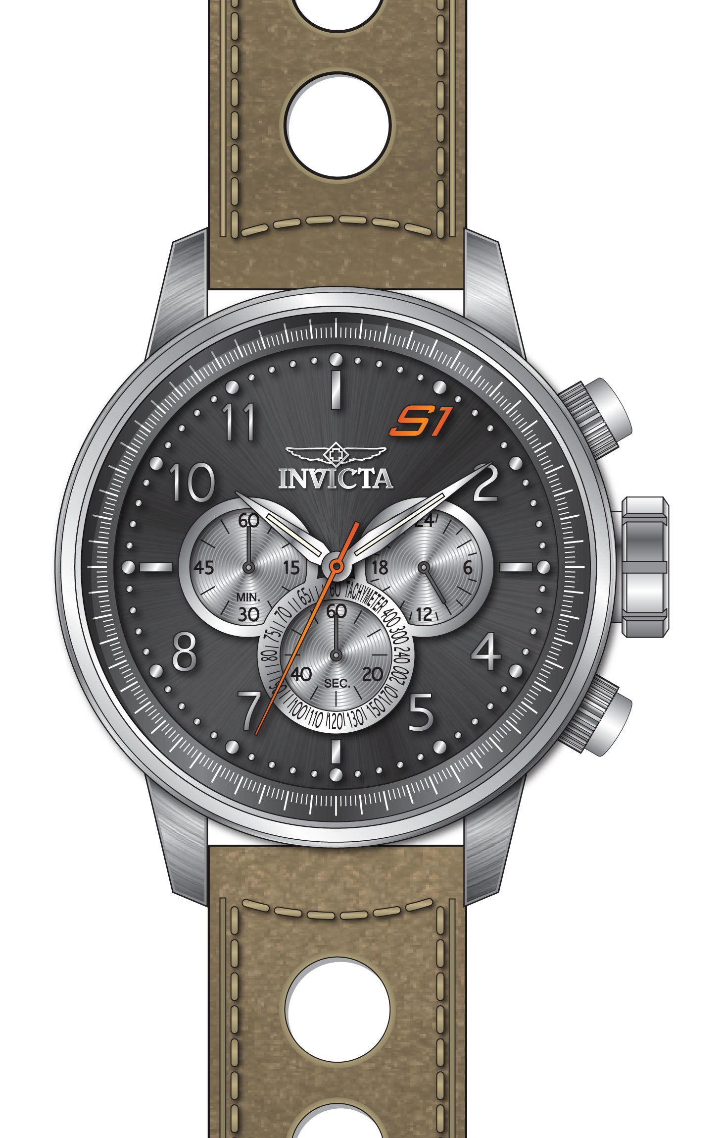 Band For Invicta S1 Rally  Men 45914