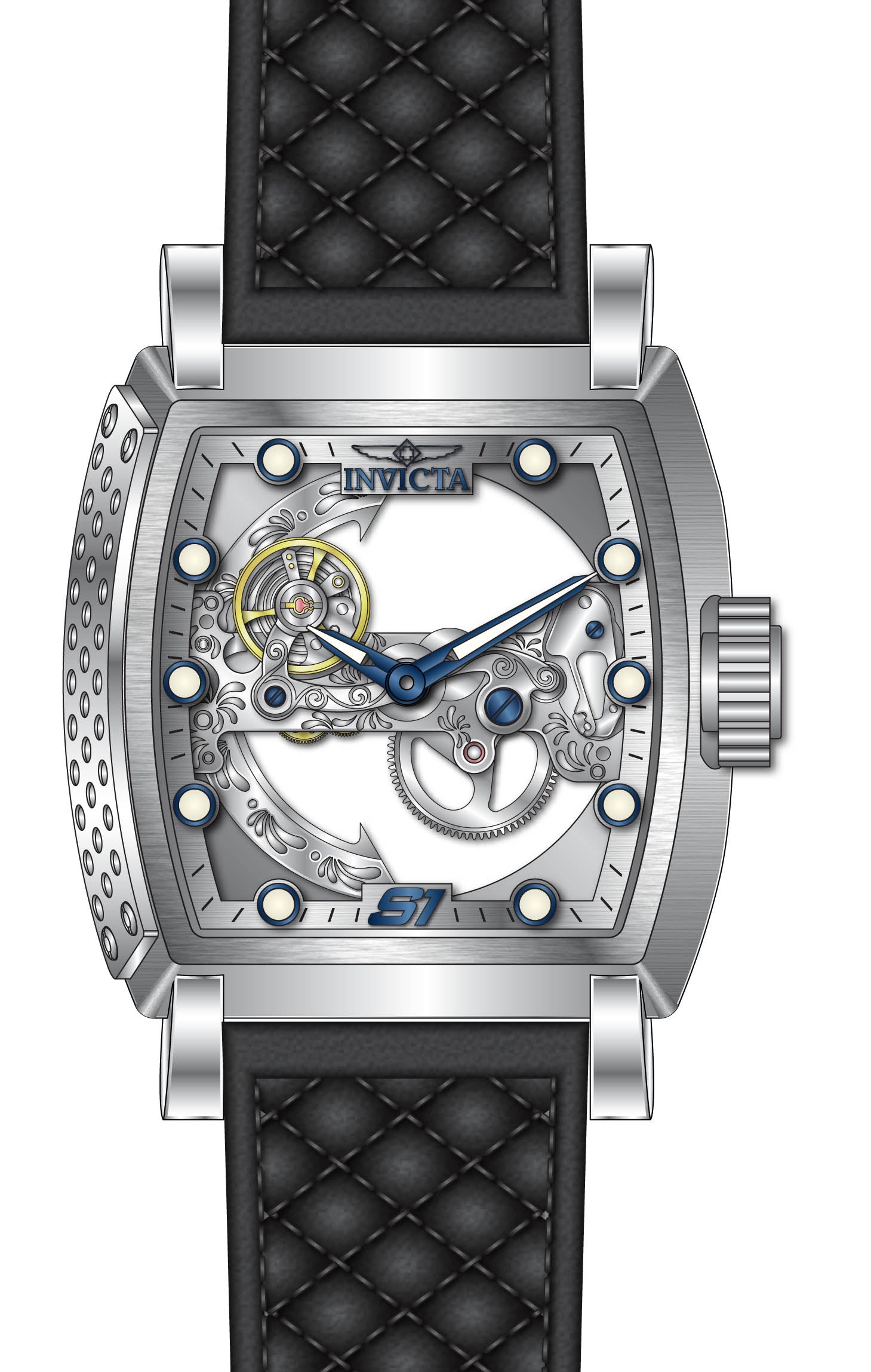 Band For Invicta S1 Rally  Men 45993