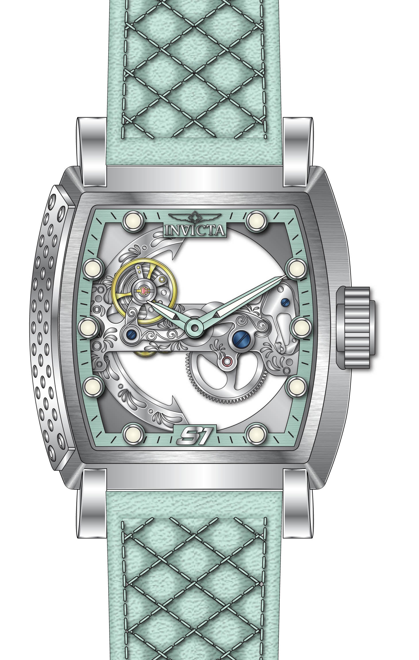 Band For Invicta S1 Rally  Men 45995