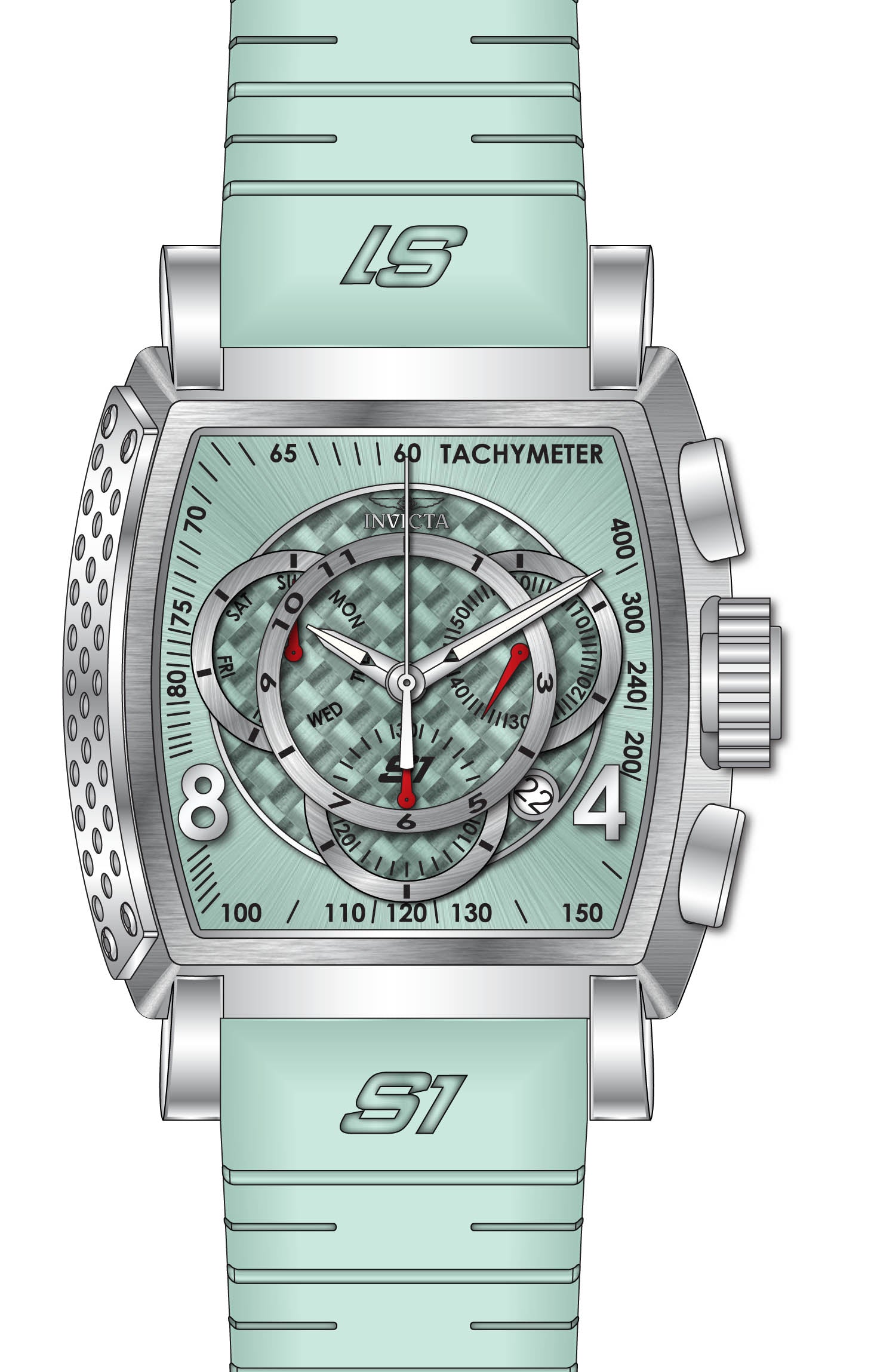 Band For Invicta S1 Rally  Men 46019