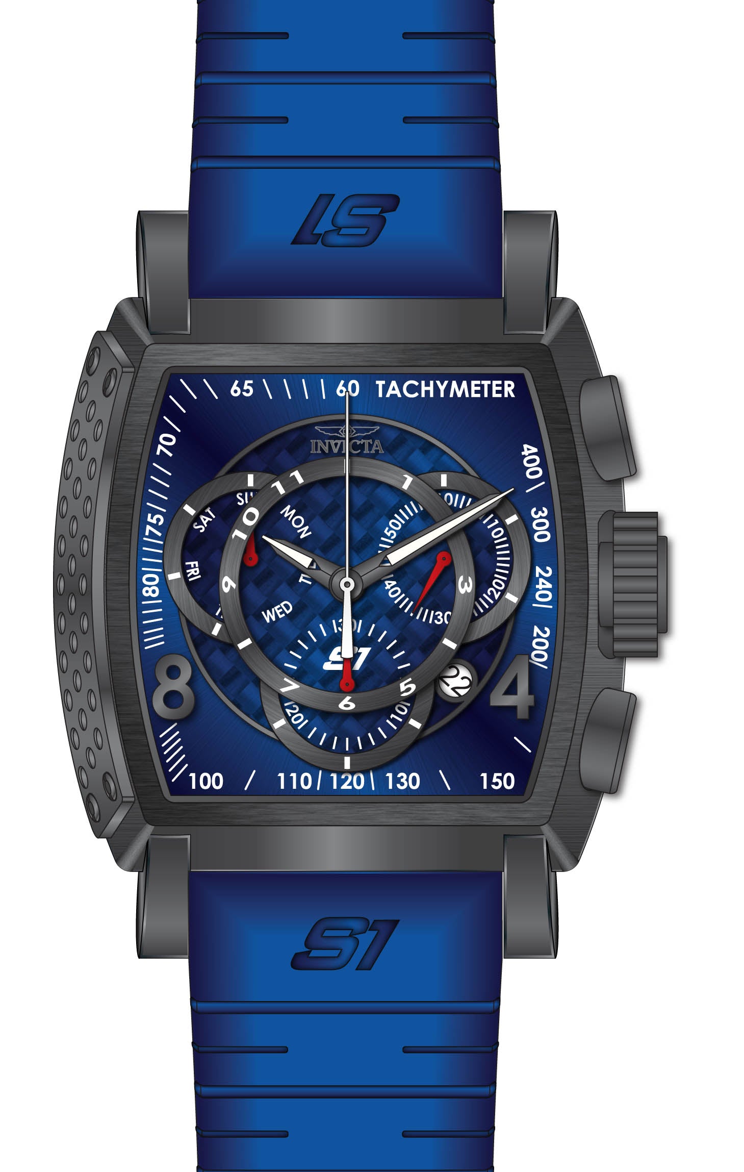 Band For Invicta S1 Rally  Men 46021