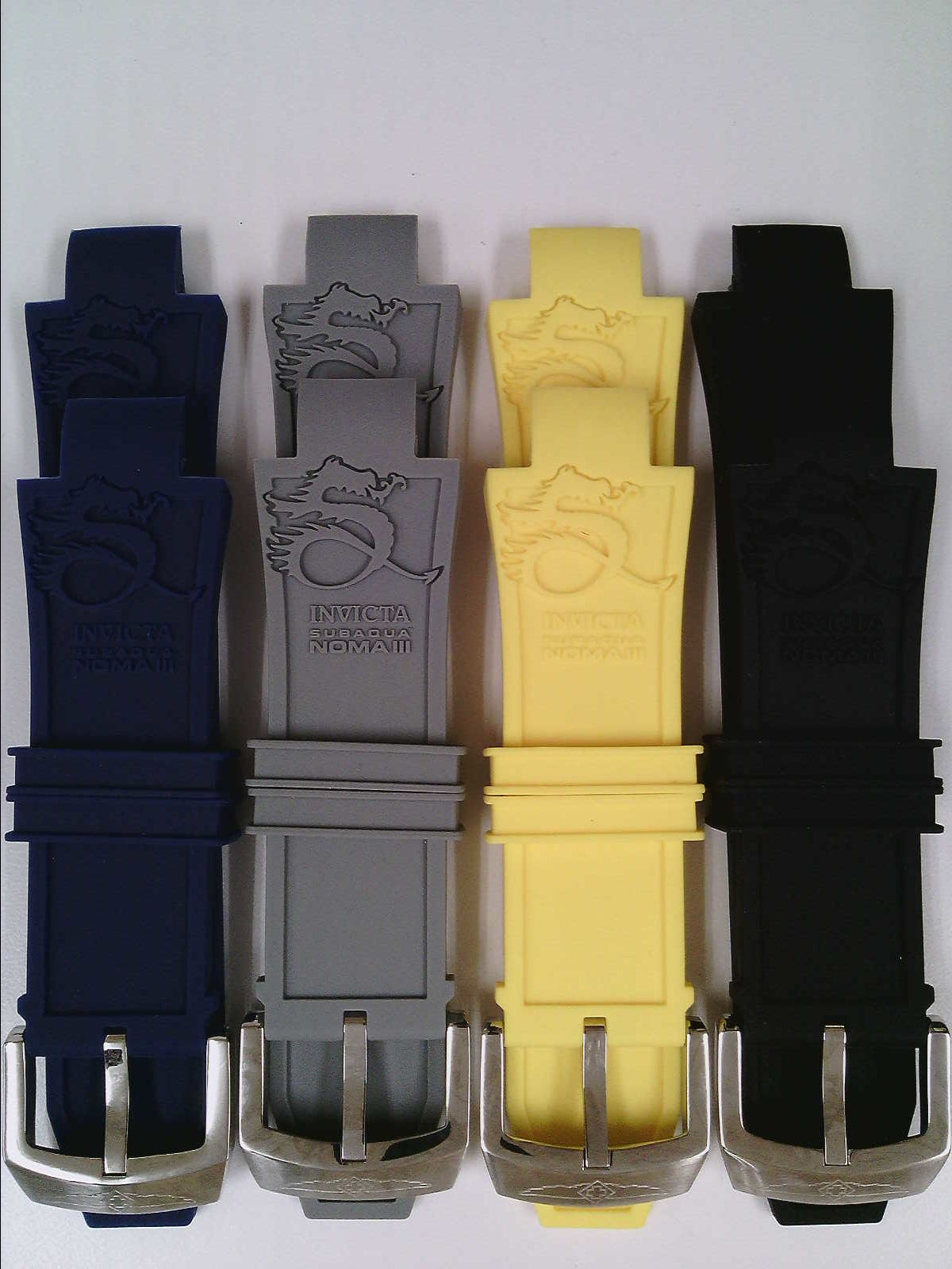 Band Combo for 50 MM Subaqua Noma III- Black,Blue, Grey, and Yellow