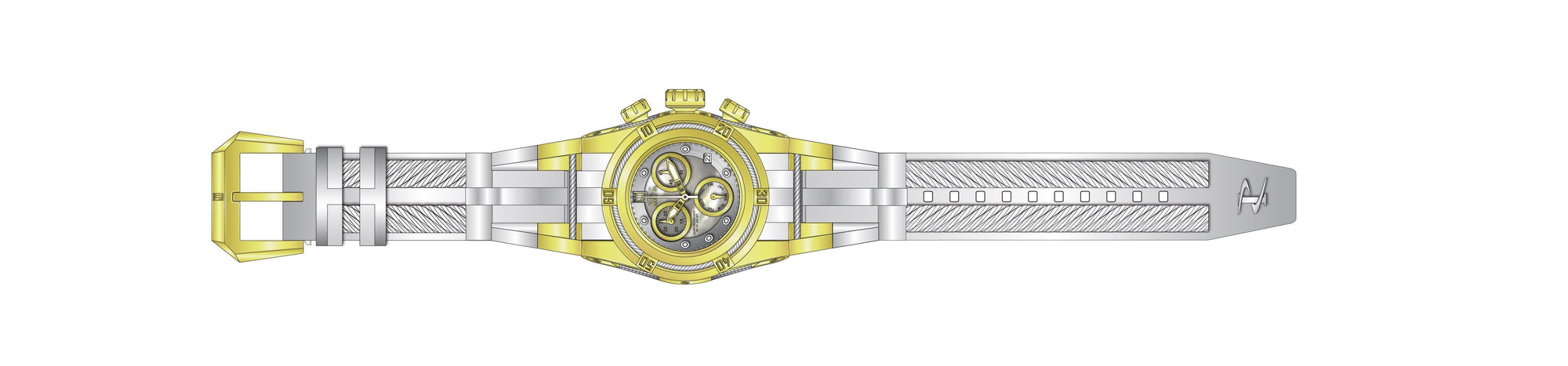 Band for Invicta JT 26284