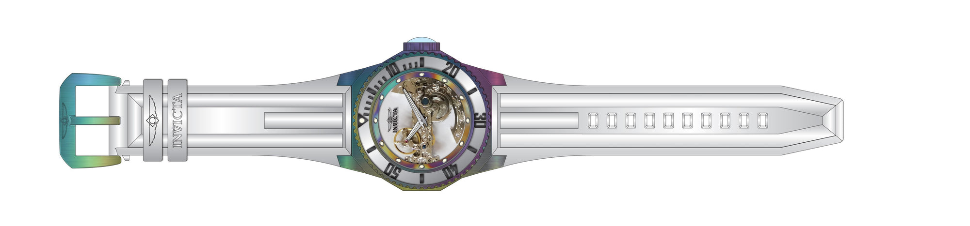 Band for Invicta Russian Diver 25629