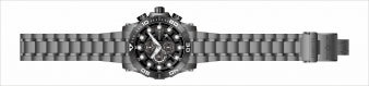 Band For Invicta Sea Hunter 28268