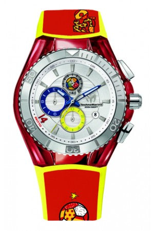 Band for Cruise Original/Cruise Original MP Limited Edition 111065 Spain Red Top and Yellow Bottom