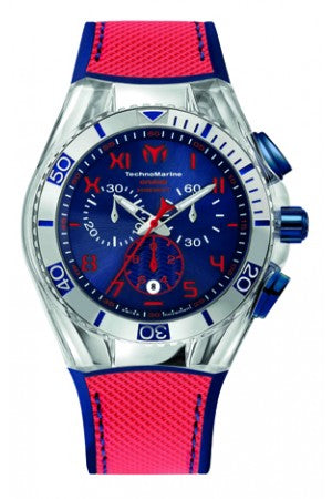 Band for Cruise Original/Cruise Original MP Limited Edition 111065 Blue with Red Canvas Inlay